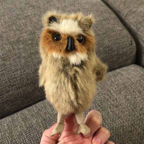 Plush Brown Owl Hand Puppet Toy - Kids Learning Toy - Picture 7 of 10